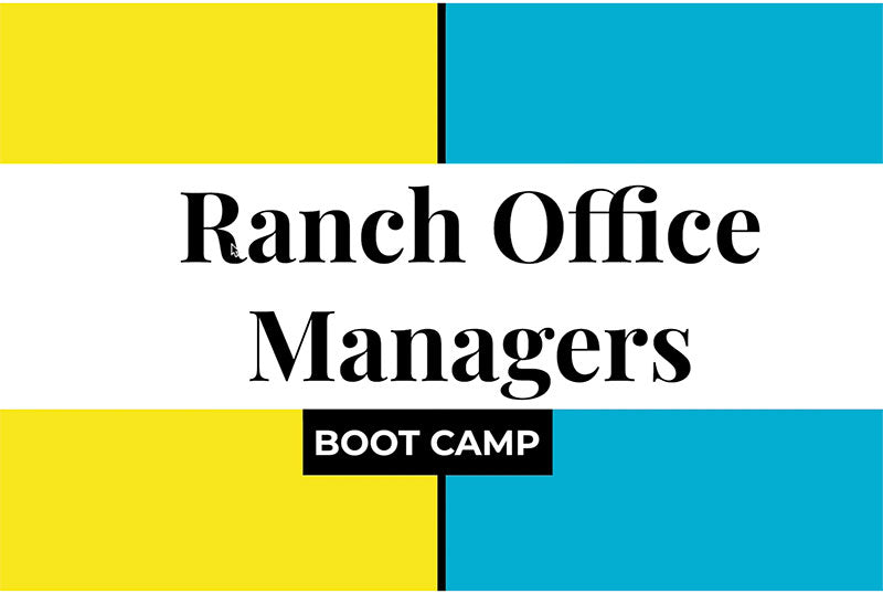 Ranch Office Manager's Online Class