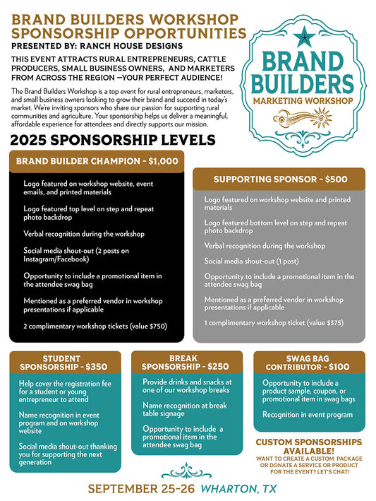 Brand Builder Sponsor