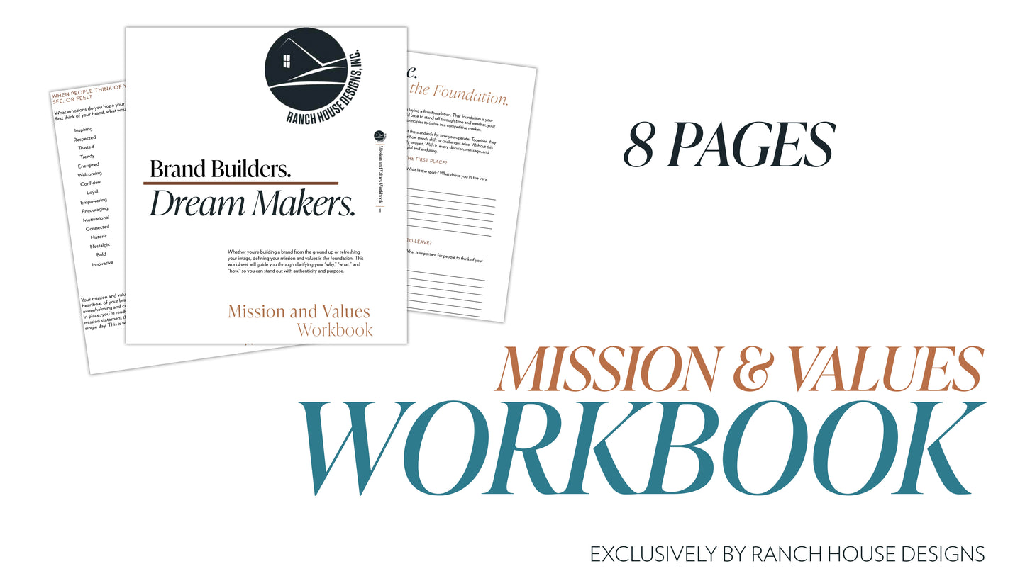 Mission and Values Workbook